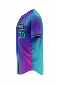 Uniforme de Béisbol Sublimado de Poliéster Transpirable de Dos Tonos de Alta Calidad, Última Moda, Tallas Grandes, Color Personalizado, Servicio OEM - Product Image 5