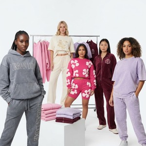 Ensemble 2 pièces tie-dye pour femme, sweat-shirt à manches longues et col rond, short ample, tenue décontractée en coton tricoté pour le printemps et l'été - Product Image 2