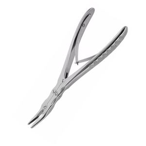 Instrumento Médico Quirúrgico Beyer, Rongeurs Manuales para Hueso de 2mm y 15cm, Doble Acción, Curvos, Acero Inoxidable Alemán, CE, por Blush Surgical - Product Image 1