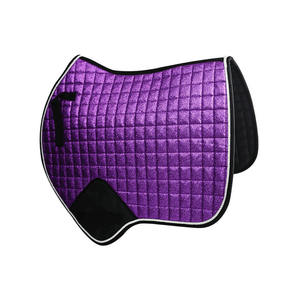 Almohadilla de fieltro clásica de contorno único con forro transpirable para silla de montar, para equitación, salto y montura western. - Product Image 6