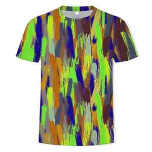 Camisetas casuales para hombre con el mejor diseño, impresión por sublimación personalizada en tela de poliéster, impresión digital - Product Image 3