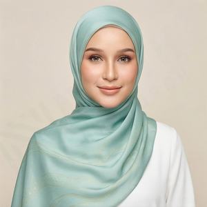 ผ้าพันคอพิมพ์ลายสก็อตพรีเมียมสำหรับผู้หญิง ฮิญาบ บาวาล ผ้าพิมพ์ลาย เป็นมิตรกับสิ่งแวดล้อม ระบายอากาศได้ดี ใช้ได้ทุกฤดู แฟชั่นทันสมัย ผ้าคลุมศีรษะเนื้อนุ่ม ผ้าคลุมมุสลิม - Product Image 4