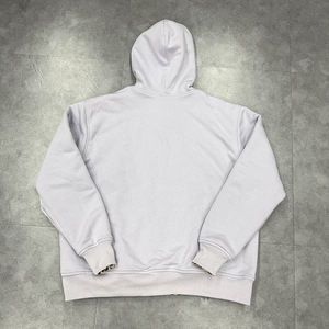 Sweat à capuche surdimensionné pour homme, double couche, en polaire polyester/coton, léger, respirant, anti-plis, écologique et de haute qualité - Product Image 2