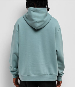 Sudadera con capucha personalizada al por mayor, estilo oversize, de algodón y felpa, lisa, informal, estilo urbano, para hombre y mujer - Product Image 1
