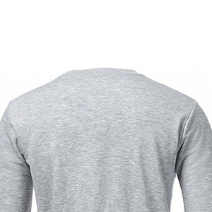 Sweat-shirt pour homme respirant de haute qualité, tendance, décontracté, col rond - Product Image 5