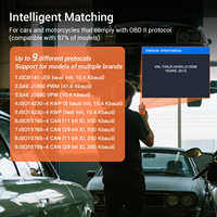 Herramienta de Diagnóstico OBD2 2 en 1 para Auto y Moto, Escáner Portátil con Pantalla a Color, Lector de Códigos, Reinicio de ECU, Datos en Tiempo Real