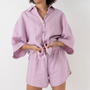 Conjunto de Shorts de Verano para Mujer 2026, Elegante y Moderno, con Top a la Moda y Shorts a Juego, Look Veraniego - Product Image 1