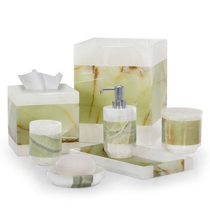 Juego de Accesorios de Baño de Resina de Lujo de Alta Calidad, Impermeable, Moderno, Lavabo de Sobremesa de Lujo por blossom craft india - Product Image 2