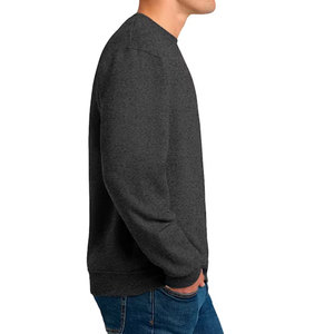 Sweat-shirt à col rond moderne pour homme, style hip-hop streetwear, pull en molleton uni, vêtement urbain haut de gamme - Product Image 5