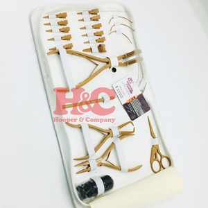 Nouvelle Tendance Kit d'Outils d'Extension de Cheveux en Acier Inoxydable et Métal Couleur Personnalisée, Pinces, Pinces Boucle, Rasoirs de Barbier, Aiguilles, Micro-Pinces - Product Image 5