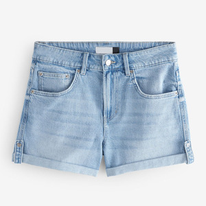 Shorts en jean tendance pour femmes, style décontracté urbain, vente en gros directe d'usine, prix abordable, quantité OEM, marque privée, logo personnalisé - Product Image 1