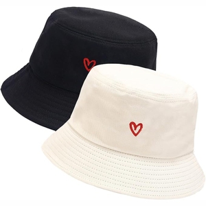 <b>Red</b> Unisex <b>Bucket</b> <b>Hat</b> Solid Color Casual Spring Summer Outdoor Wear Adult Polyester Canvas Style - Product Image 3