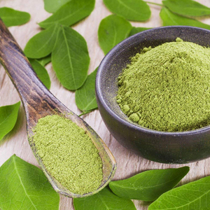 Poudre d'extrait de feuille de Moringa naturelle, complément alimentaire à base de plantes, riche en nutriments pour une vie saine - Product Image 1