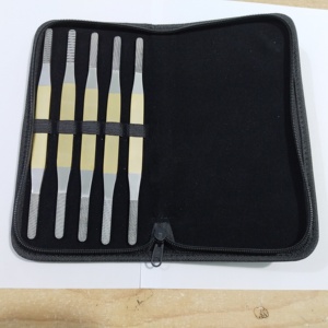 MEDIHEAL SURGICAL CORPORATION ตะไบจมูกสแตนเลสสตีล ฟอมอน สีทอง ปลายสองด้าน 4 ด้าน ตะไบกระดูก TC คลาส 1 - Product Image 6