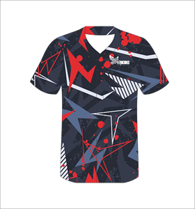 Maillot de baseball personnalisé sublimé, uniforme d'équipe boutonné, maillot de sport en polyester anti-humidité, chemise imprimée OEM ODM - Product Image 2