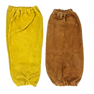 Mangas de Protección para Soldadura de Cuero Vacuno, Transpirables, Resistentes al Calor, Amarillo Marrón, Tipos TIG, OEM, Venta al Por Mayor, 0.8-1.2mm WARRIOR - Product Image 2