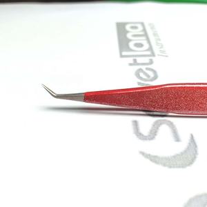 Sevetlana Industry Pince à épiler en acier inoxydable avec couleurs scintillantes et formes différentes - Product Image 6