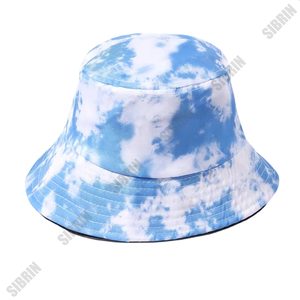 SIBRIN Custom Logo Pink Tie-Dye Bucket Hats Unisex Cotton <b>Caps</b> Streetwear Skateboard Outdoor <b>Caps</b> <b>Summer</b> Sports Bucket <b>Caps</b> - Product Image 2