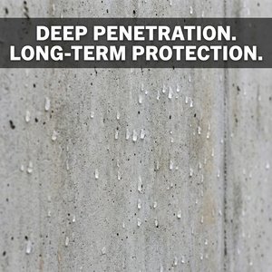 Scellant hydrofuge extérieur à base de silane POUR, durabilité 10+ ans, revêtement liquide pénétrant en profondeur pour béton, application au pinceau, en vrac - Product Image 5