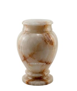 Premium Natural Marble Onyx Funeral Cremation Urn Adult Ashes Handmade Custom Size Wholesale Manufacturer Supplier - Product Image 5