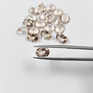 Natural 9mmx11mm Morganite Faceted Oval Wholesale Gemstone AAA Quality Calibrated Loose Gemstone Trending Handmade Products 2024 - Product Image 1