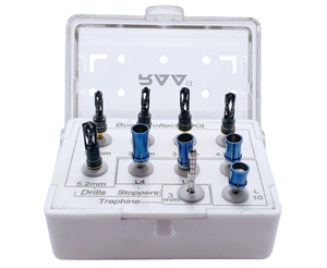 Kit Eléctrico de Recolección Ósea Dental, Fabricante de Chips, Tapón para Taladro, Implante, Juego de 10 Piezas R.A.A. INTERNATIONAL RAA-124 Certificado CE Clase - Product Image 1