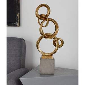 Objets décoratifs en métal magnifiquement conçus, sculptures qui rehaussent la décoration moderne de la maison avec un attrait artistique - Product Image 2