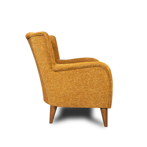 Sofá Individual de Lujo Azul Moderno de Terciopelo Duradero para Dormitorio, Comedor, Hotel, Balcón, Sala de Estar, Oficina en Casa, Sillón Relajante - Product Image 4