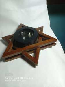 Brûleur d'encens en bois fait main, porte-encens aromatique au bois de santal, décoration parfumée pour la maison, utilisation toute saison, fabriqué en Inde - Product Image 3