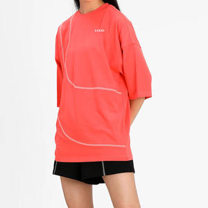 Camiseta Larga Oversize de Moda Urbana para Mujer, Estilo Casual y Moderno, Camiseta Regular para Mujer 2026 - Product Image 3