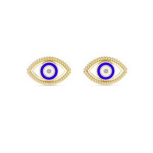 Superbes boucles d'oreilles clous en or massif 14 carats pour femme, bijoux élégants et protecteurs, design inspiré de la mode - Product Image 5
