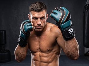 Gants de MMA Dumela International EVO en cuir de vachette, durables, toutes saisons, protecteurs - Product Image 2
