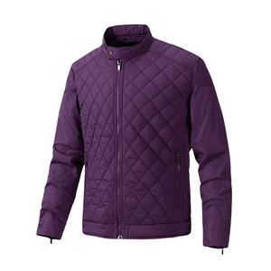 Veste matelassée à manches régulières pour homme, grande taille, hiver, sport, réversible, coupe-vent, 100% polyester, prix bas - Product Image 1