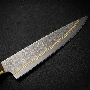 High Quality Copper Damascus Pattern Outdoor Multipurpose Chef Knife With Balanced Design For <b>Camp</b> <b>Kitchen</b> Equipment - Product Image 2