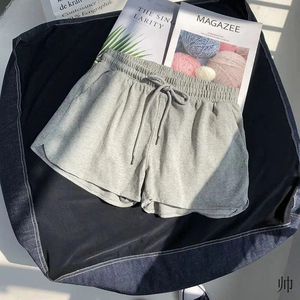 Women Premium Fabric 100% Cotton Casual Shorts High Waist Loose Fit Hot Summer Soft Breathable Wholesale - Product Image 4