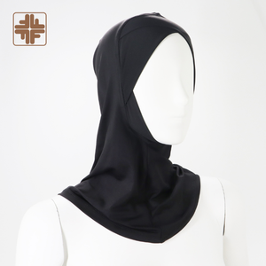 Hijab interno de pavo transpirable, gorras de color sólido blacksmooth premium, fácil de llevar - Product Image 1