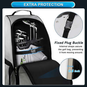 Bolsa de Viaje para Golf – Poliéster 900D, Impermeable, de Alta Calidad, con Ruedas, Aprobada por Aerolíneas - Product Image 3