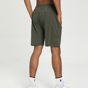 Shorts cargo décontractés pour hommes à taille élastique, logo frontal uni, respirants, légers, imperméables, pour activités de plein air - Product Image 3