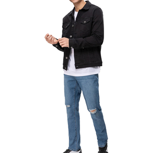 New Arrival Fashionable Clothing Streetwear Denim Jackets For Men Best Selling Men Casual Cotton Made Men Denim Jackets - Product Image 6
