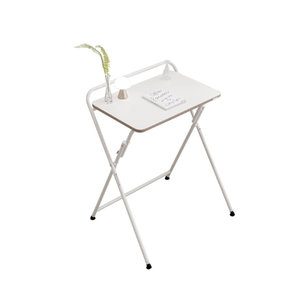 Bureau pliant moderne pour petits espaces, avec structure métallique de qualité supérieure, table d'extérieur pour usage extérieur et salon - Product Image 1