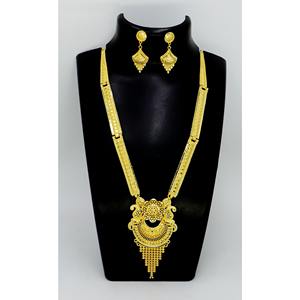 Collier court le plus vendu en vente conception de bijoux africains bijoux préférés bijoux de mariée plaqué or ensemble de colliers plaqués or - Product Image 6