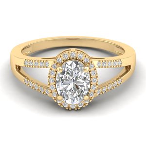 แหวนเพชรโมอิสซาไนต์ทรงวงรี 1.38 กะรัต VVS ประดับเพชรรอบวง ดีไซน์เรียบหรู ทำจากทองคำแท้ 14K ปรับแต่งได้ สำหรับผู้หญิง เหมาะเป็นของขวัญแต่งงาน เครื่องประดับคุณภาพสูง - Product Image 6
