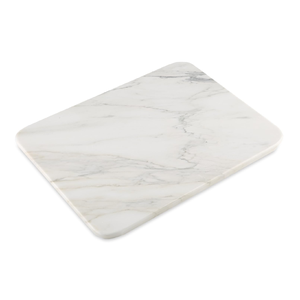 Planche à découper en marbre incroyablement magnifique, carrée, passe au lave-vaisselle, en pierre blanche, pour fruits et pâtisseries, au prix le plus bas - Product Image 1