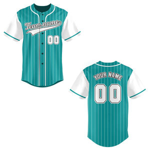 Maillot de baseball unisexe de haute qualité avec logo personnalisé imprimé, manches courtes, grandes tailles, vente en gros, prix abordable, vêtements de sport - Product Image 6