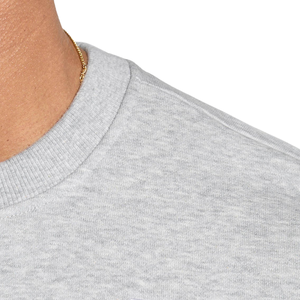 Sudadera Ligera Gris Claro para Hombre, Corte Ajustado, Cuello Redondo, Felpa Premium, Estilo Deportivo, Casual, para Uso Diario - Product Image 4