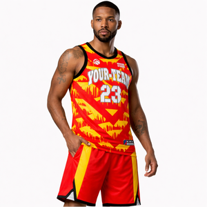 Conjunto de Uniforme de Baloncesto Personalizado, Camiseta y Pantalones Cortos, Ropa Deportiva Profesional para Entrenamiento y Partidos, Malla Transpirable Sublimada, Venta al Por Mayor OEM - Product Image 5