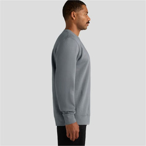 Sweat-shirt pour homme, minimaliste, uni, doublure brossée confortable, pour un style décontracté, basiques streetwear, sweat-shirt chaud - Product Image 2