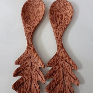 Eco-Food Safe Large Handmade coconut wood spoons Use for Home Restaurant Party <b>Kitchen</b> <b>Accessories</b> utensils tools - Product Image 1