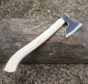 Hacha Vikinga de Acero al Carbono Industrial al por Mayor, Hacha de Supervivencia para Camping con Mango de Madera, Hacha de Caza para Exteriores al por Mayor - Product Image 2