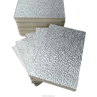 Panneaux en aluminium pré-isolés, panneaux de conduits en mousse de polyuréthane PID pour système CVC écoénergétique avec aluminium de 150 microns. Feuille